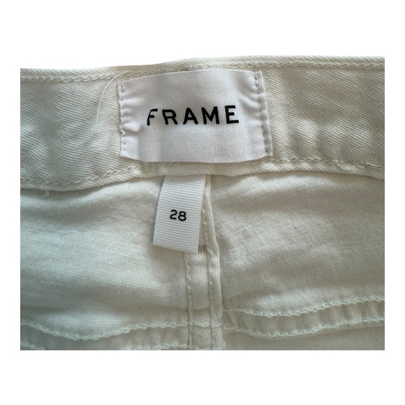 Frame Women's Baja Stripe Crop Mini Boot Jean - Size 28 - Picture 4 of 14